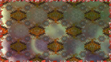 Sabıka fotoğraflarında, bebek kıyafetlerinde, duvar kâğıtlarında, paket kutularında falan kullanılabilir. Raster. Zarif, parlak ve pürüzsüz kahverengi çiçek deseni tasarımı.