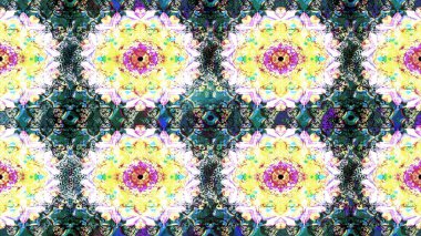 Küçük çiçekteki sevimli çiçek deseni. Güzel karalamalı çiçek desenli çizim. Güzel kumaş deseni. Raster illüstrasyonu.