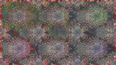 Raster dikişsiz şirin çiçek deseni. Tatil havası. Nazik romantik baskı. Bahar mevsimi. Gri renkli çiçekler.