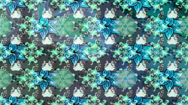 Kar taneleri, kar yağışı. Düşen Noel stili kar taneleri. İllüzyon. Güzel, mavi kar taneleri, renkli bir arka planda izole edilmiş..