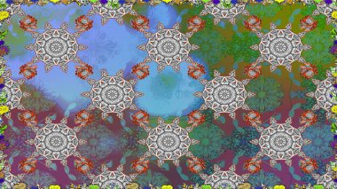 Çiçeğin suluboya çizimlerinin mükemmel deseni. Moda baskısı. Ton halinde. Dekorasyon ve tasarım için güzel bir desen. Suluboya desensiz çiçek buketi.