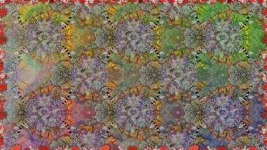 Yumuşak, bahar çiçekli arka plan. Gri renkli çiçekler. Raster çiçek desenli ve çiçekli..