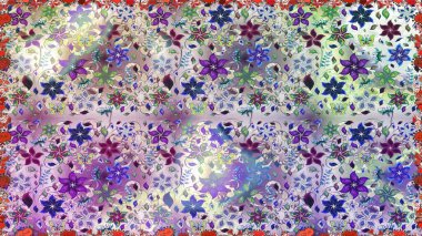 Hediye ambalaj kağıdı, tebrik kartları, posterler ve pankart tasarımı. Raster düz çiçekleri pürüzsüz desen. Tarafsız renklerde çiçekler.