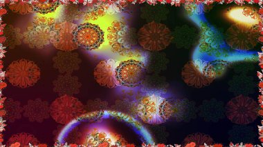 Raster Moda kumaş deseni. Çizgisiz desen. Şirin çiçekler..