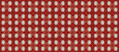 Kart, duvar kağıdı, ambalaj ve tekstil için klasik tasarım. Kusursuz desenli altın elementler. Raster illüstrasyonu. Klasik çiçek dokusu. Altın şablon. Kırmızı, kahverengi ve bej renklerde Royal retro.