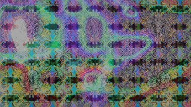 Çizim çiçek deseni duvar kâğıdı olarak kullanılabilir. Mavi renkli çiçekler. Raster illüstrasyonu.