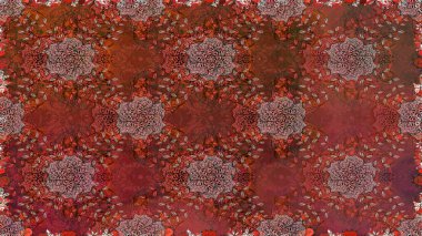 Cute Floral pattern in the small flower. Seamless Tony fabric pattern. Raster illustration. Fashionable fabric pattern.