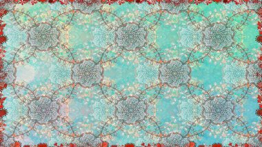 Küçük renkli çiçekler. Kusursuz. Çiçekli yaz çiçekleri. Moda baskıları için zarif bir şablon. Küçük çiçekte güzel bir desen. Motley illüstrasyonu.