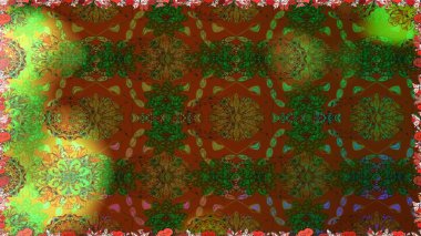 Çiçekleri, deniz kabukları, mandalaları ve suluboya efektleriyle donanma geçmişi. Kusursuz etnik tasarım. Yatak çarşafları, ceket, paket tasarımı, kumaş ve moda kavramları için tekstil baskısı.