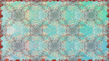 Küçük renkli çiçekler. Kusursuz. Çiçekli yaz çiçekleri. Moda baskıları için zarif bir şablon. Küçük çiçekte güzel bir desen. Motley illüstrasyonu.