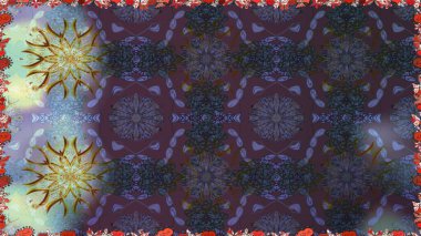 Raster desen. Fantezi kumaş deseni. Çiçekler, suluboya ile sorunsuz çiçek desenli.