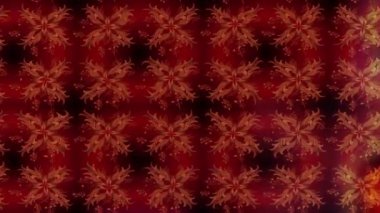 Renkli unsurlarla hareketli arka plan görüntüleri. Çiçekler. Eski model. Bayrak tarzı. Video kaydı. Şablon. Döngü. Kusursuz..