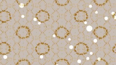 Renkli unsurlarla hareketli arka plan görüntüleri. Çiçekler. Eski model. Bayrak tarzı. Video kaydı. Şablon. Döngü. Kusursuz..