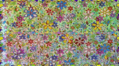 Bahar mevsimi. Tatil havası. Raster dikişsiz şirin çiçek deseni. Nazik romantik baskı.