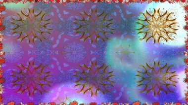 Raster deseni. Organik elementler. Suluboya etkisi. Botanik kusursuz desen.