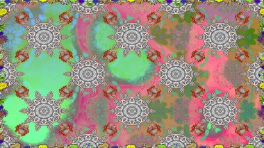 Nazik, narin çiçek arkaplanı. Gri renkli çiçekler. Raster çiçek desenli ve çiçekli..