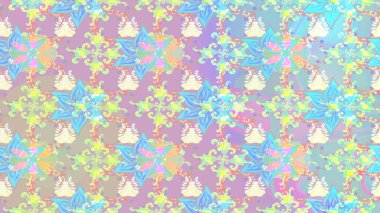 Kusursuz Vintage Çiçek Deseni. Raster Kalça dokusu deseni.