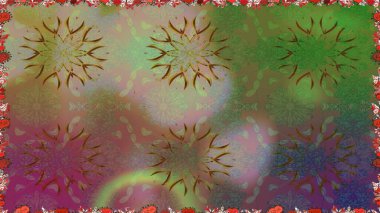 Küçük kahverengi çiçeklerdeki oldukça eski bir besin torbası deseni. Tekstil, kumaş, kapaklar, duvar kağıtları, baskı, naylon, yapıştırma, örgü, dekupaj için çiçeksiz arkaplan.