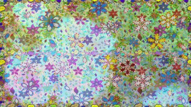 Raster illüstrasyonu. Organik motif arka planı. Ultraviyole kumaş deseni. Kusursuz desen.