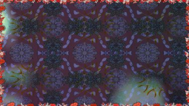 Küçük çiçekteki sevimli çiçek deseni. Varicologray raster kusursuz çizim. Birçok gri soyut çiçekli tropik, pürüzsüz desen.