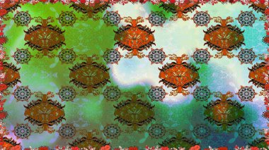 Küçük çiçekte güzel bir desen. Motley illüstrasyonu. Moda baskıları için zarif bir şablon. Küçük renkli çiçekler. Çiçekli bahar çiçekleri.