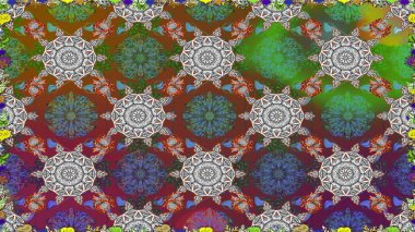 Anti-stres için soyut örnek sayfası. Gri renklerde. Raster illüstrasyonu.