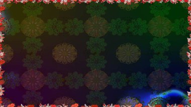 3 boyutlu çiçekler, pürüzsüz. Gri renklerde. Raster illüstrasyonu.