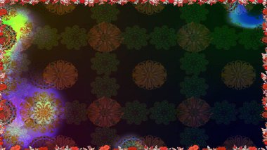 Düz Çiçek Elementleri Tasarımı. Sevimli çiçek raster deseni. Kusursuz Renksiz Bahar Temalı Kusursuz Arkaplan. Gri renkli çiçekler.