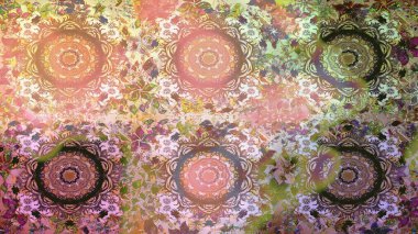 Altın elementlerle nötr renklerde altın desen. Kusursuz altın desen. Raster doğulu süsü.