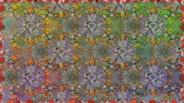 Düz Çiçek Elementleri Tasarımı. Gri renkli çiçekler. Kusursuz Renksiz Bahar Temalı Kusursuz Arkaplan. Sevimli çiçek raster deseni.