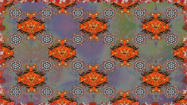 Raster suluboya çiçek deseni, narin çiçekler, gri çiçekler, tebrik kartı şablonu. Güzel kumaş deseni.