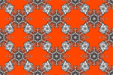 Ethnic Mandala ornament. Can be used for textile, greeting card, coloring book, phone case print. Indian floral paisley medallion pattern. Raster Henna tattoo style.