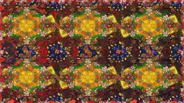 Modern stil dokusu. Çiçek desenli raster, kahverengi çizgi grafik deseni soyut raster arkaplan.