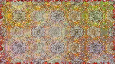 Çiçeksel, nötr, pürüzsüz desen. Klasik taslak çizimi. Raster Yumuşak kumaş deseni. Raster çiçek izi..