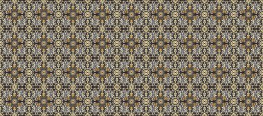 Lüks, kraliyet ve Viktorya dönemi konsepti. Gri, bej ve kahverengi yerine altın rengi, klasik barok çiçeksiz desenler. Gri, bej ve kahverengi renklerde altın element. Süslü raster dekorasyonu.