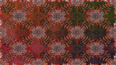 Elle çizilmiş çiçek deseni (fayans). Şirin çiçekli, desenli, kahverengi renkli, renksiz desenli. Tekstil için suluboya desensiz.