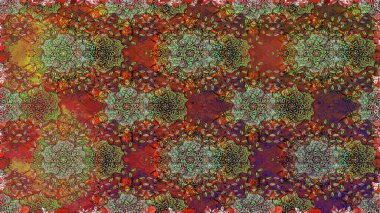 Botanik seamless modeli. Organik öğeleri. Suluboya efekti. Raster desen.