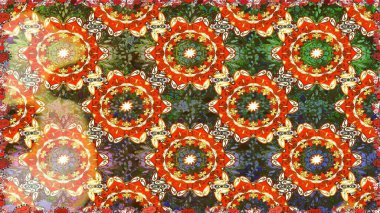 Kahverengi renklerde altın elementler. Geleneksel klasik raster altın pürüzsüz desen. Barok tarzında kusursuz bir doğulu süsü..