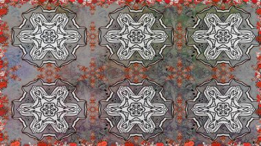 Motley illüstrasyonu. Gri çiçekli bahar çiçekleri. Küçük renkli çiçekler. Küçük çiçekte güzel bir desen. Moda baskıları için zarif bir şablon.