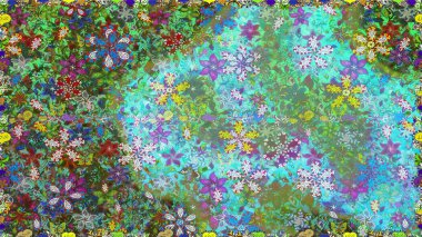 Modaya uygun kumaş deseni. Küçük çiçekteki sevimli çiçek deseni. Raster illüstrasyonu. Kusursuz Tony kumaş deseni.