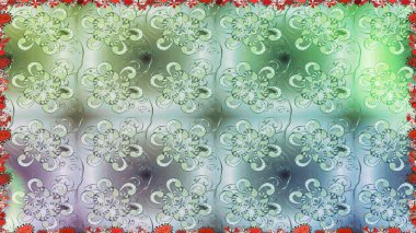 Küçük çiçekteki sevimli çiçek deseni. Varicoloneutral raster pürüzsüz illüstrasyon. Birçok nötr ve soyut çiçekli tropikal desenler.