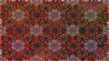 Tekstil ya da kitap kapakları, imalat, duvar kağıtları, baskı, hediye paketi ve yapıştırma kitabı için çiçeksiz arka plan. Küçük çaplı çiçeklerdeki basit şirin desenler. Raster illüstrasyonu.