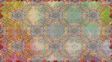 Küçük ölçekli çiçek basit şirin desende. Üretim, duvar kağıdı, baskı, hediye paketi ve scrapbooking Tekstil veya kitap için çiçek sorunsuz arka plan kapsar. Raster illüstrasyon.