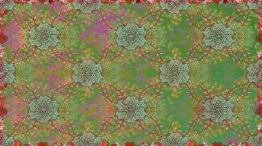 Küçük çiçekte güzel bir desen. Motley illüstrasyonu. Moda baskıları için zarif bir şablon. Küçük renkli çiçekler. Çiçekli bahar çiçekleri.