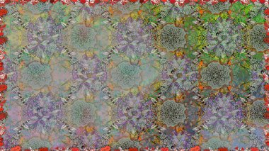 Suluboya çiçek elemanları büyük kümesi. Raster sevimli suluboya Dikişsiz çiçek deseni. Kartlar, davetiyeler, tarih kartları ve daha birçok tasarruf için kullanılabilir.