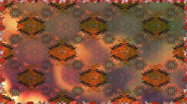 Raster kına dövme tarzı. Etnik Mandala süsleme. Kullanılabilir Tekstil, tebrik kartı, boyama kitabı, telefon durumda yazdırma için. Hint çiçek desenli madalyon desen.