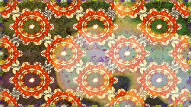 Noel, kar tanesi, yeni yıl. Turuncu renklerde ve altın elementlerle kusursuz klasik desen. Turuncu renklerde altın desenli altın elementler.