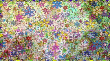 Raster illüstrasyonu. Moda baskısı. Suluboya kusursuz desen. Dekorasyon ve tasarım için güzel bir desen. Çiçeğin suluboya çizimlerinin mükemmel deseni. Eski.