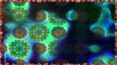 Küçük çaplı çiçeklerdeki basit şirin desenler. Raster illüstrasyonu. Tekstil veya kitap kapakları, imalat, duvar kağıtları, baskı, hediye paketi ve yapıştırma kitabı için çiçeksiz arka plan.