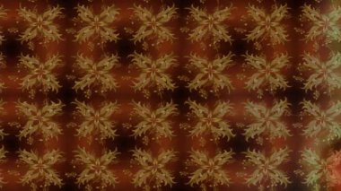 Renkli unsurlarla hareketli arka plan görüntüleri. Çiçekler. Eski model. Bayrak tarzı. Video kaydı. Şablon. Döngü. Kusursuz..